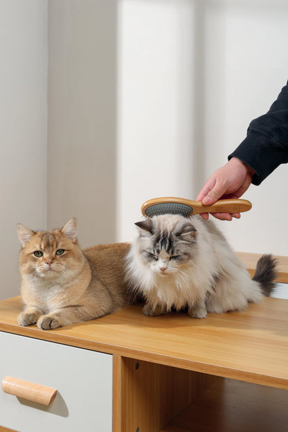 M-PETS Bamboo Ball Pin Brush