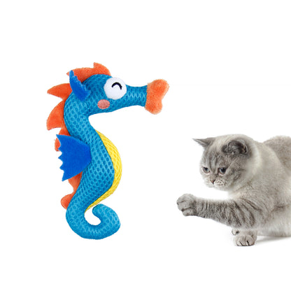 GiGwi Dental Mesh Seahorse - Blue