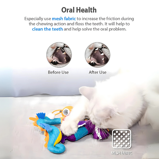 GiGwi Dental Mesh Seahorse - Blue