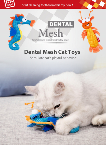 GiGwi Dental Mesh Seahorse - Blue