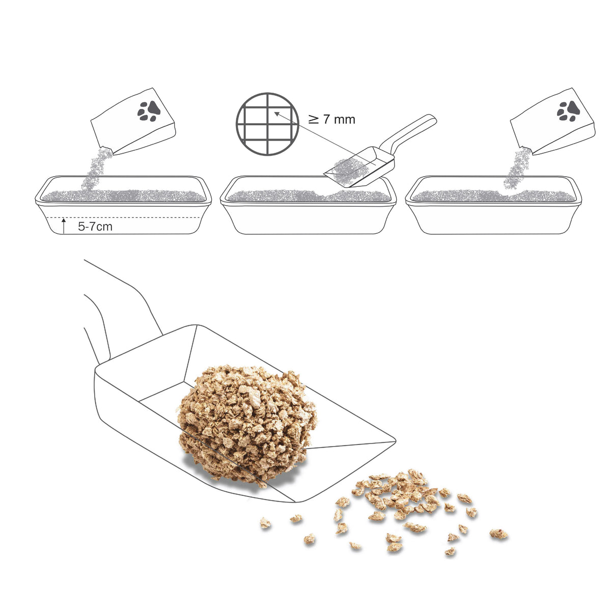 JRS Cat's Best Original Cat Litter - 5.2kg