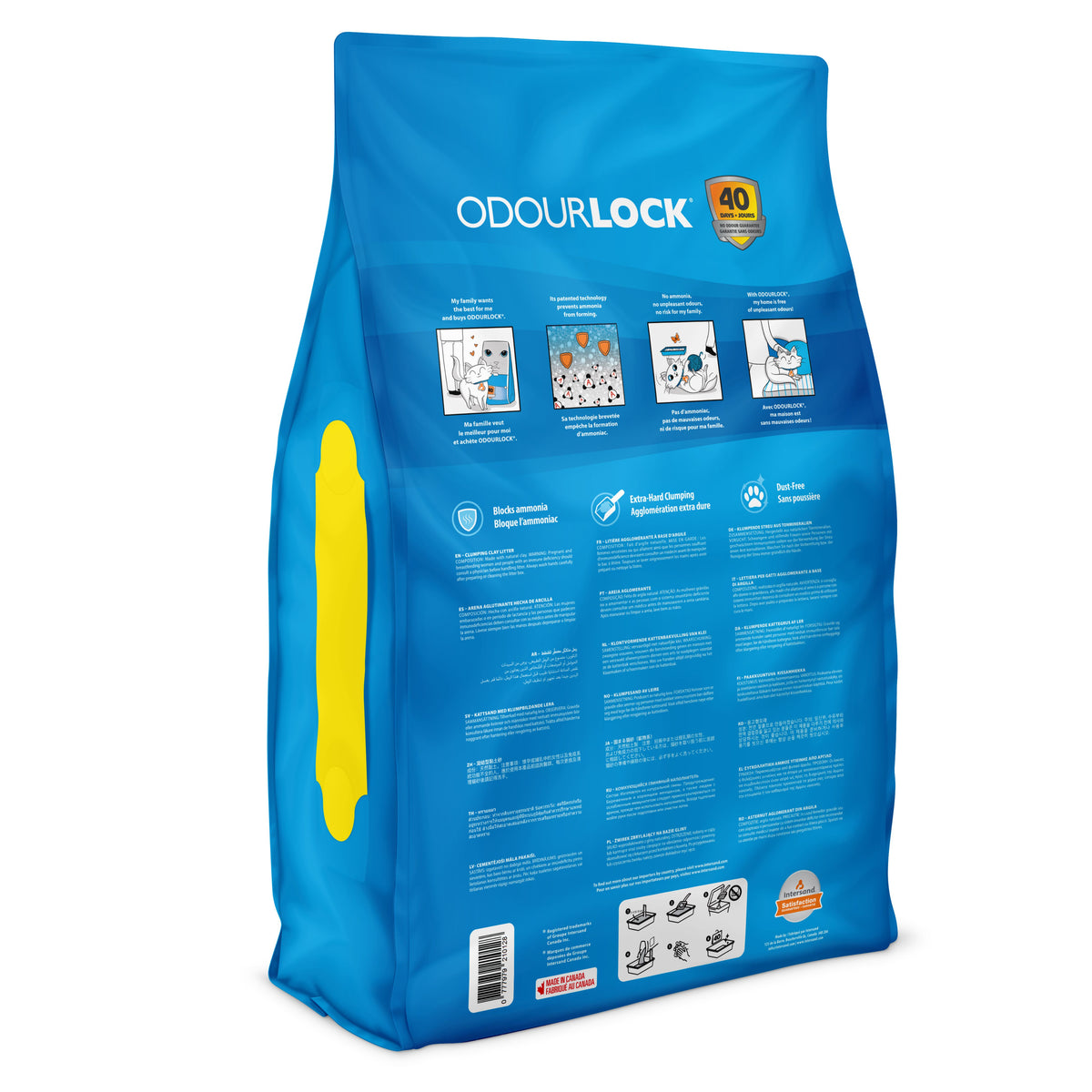 Intersand Odourlock Unscented Cat Litter - 12 Kgs