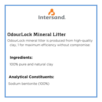 Intersand Odourlock Unscented Cat Litter - 12 Kgs