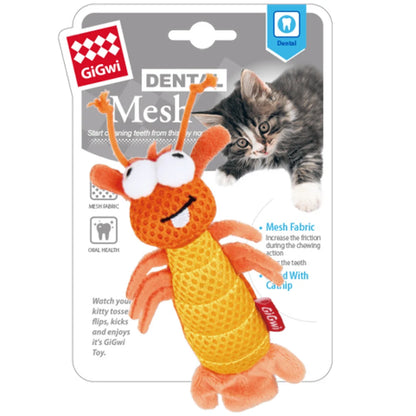 GiGwi Dental Mesh Shrimp - Orange