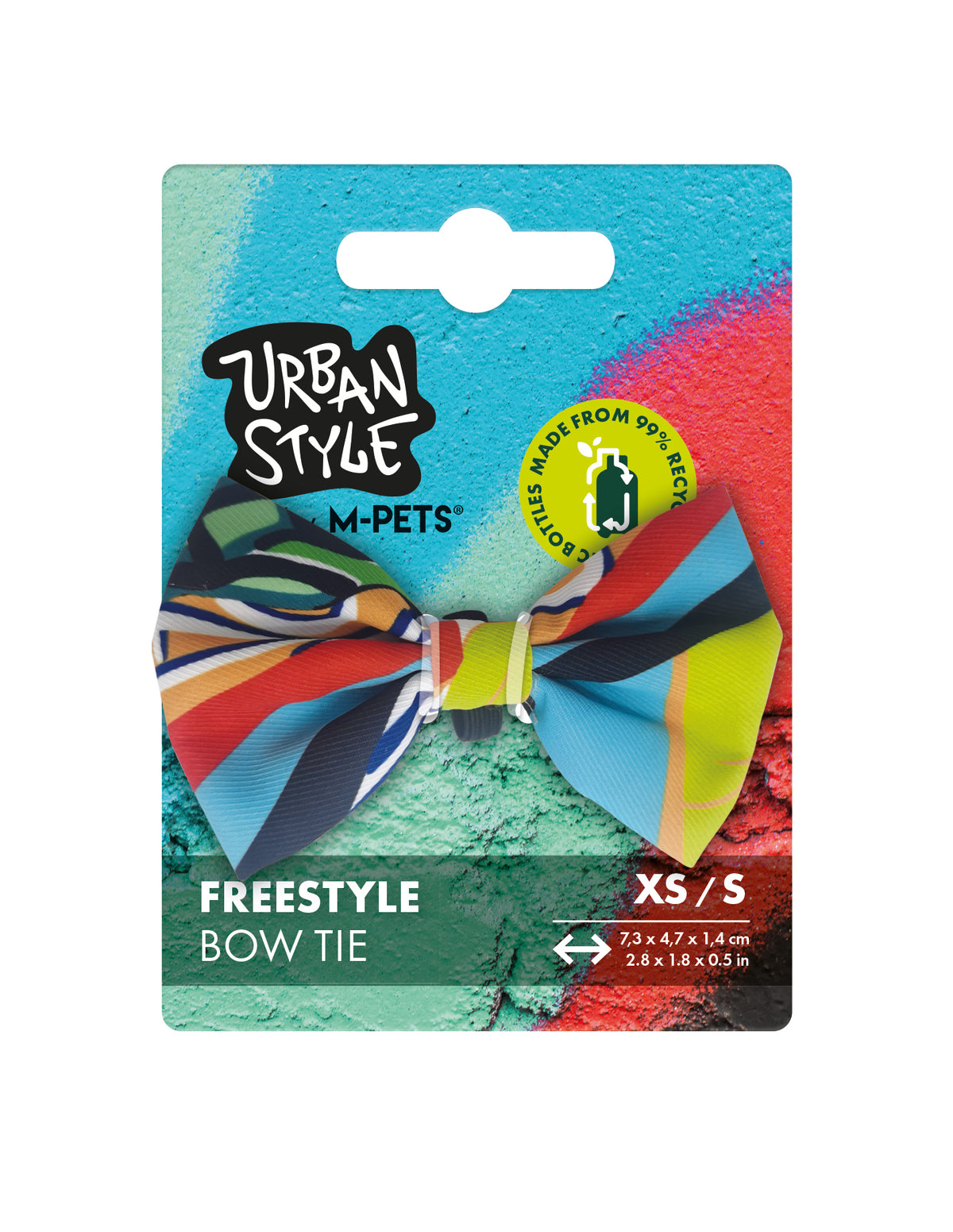 M-PETS Urban Style Freestyle Bow Tie - XS/S