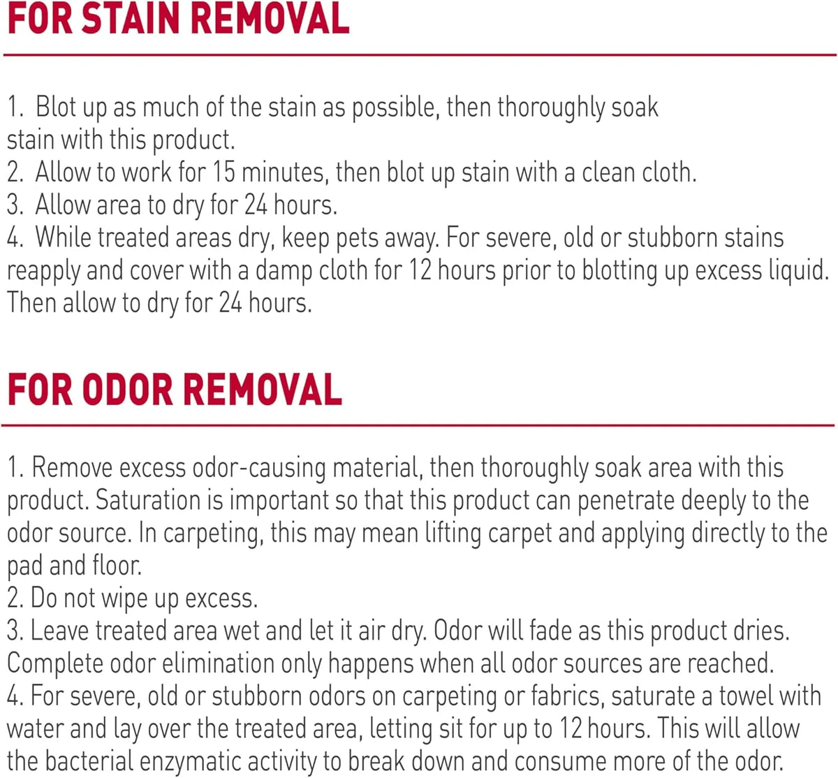Nature's Miracle Stain & Odor Remover
